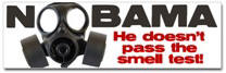 Obama Smells Sticker (Bumper)
