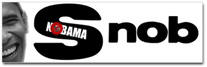 Obama: Snob Sticker (Bumper)