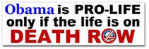 Barack Obortion Sticker (Bumper)